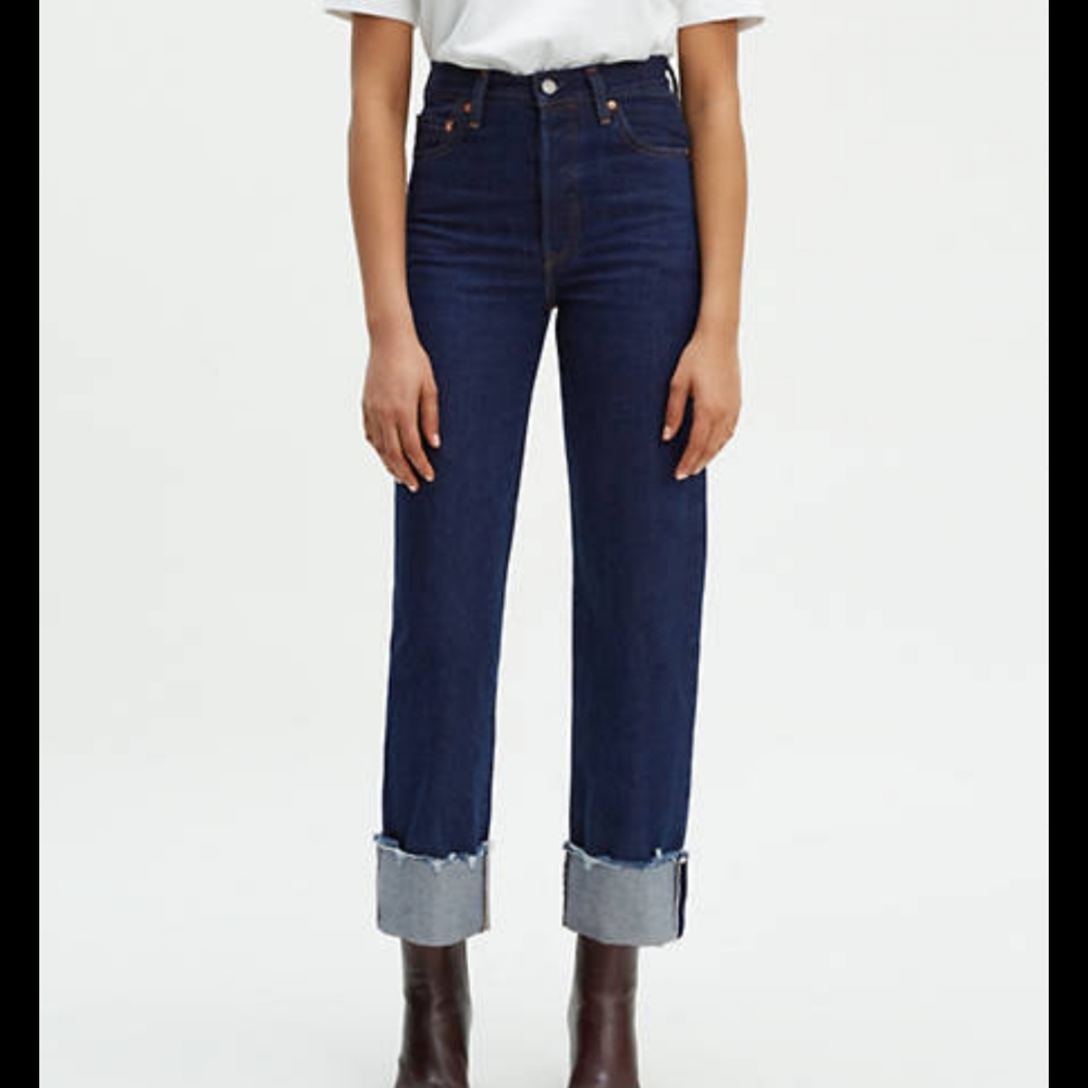 Levi’s Premium Ribcage Straight Ankle